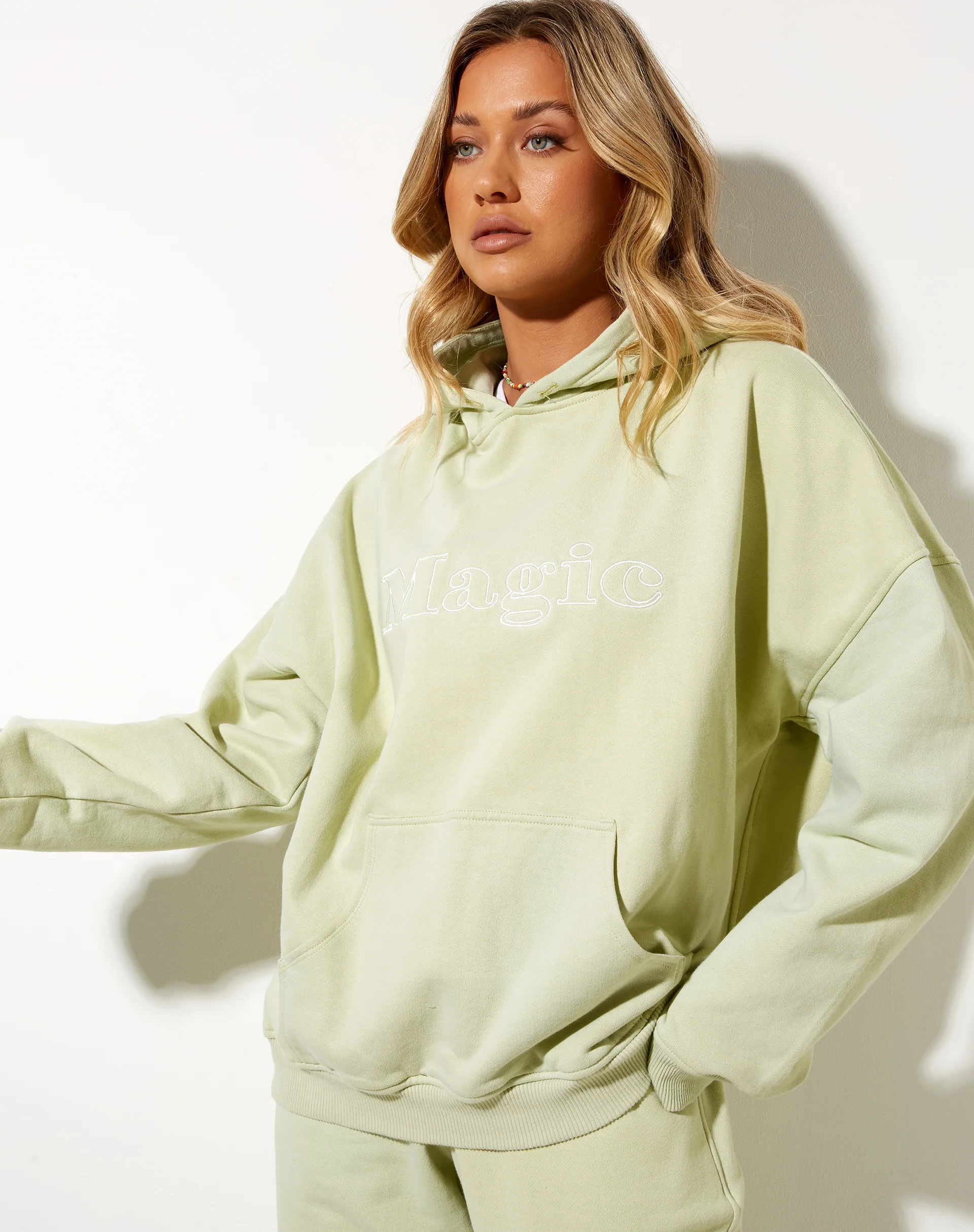 Besties Jogger in Green Graffiti Magic Embro - Image 5