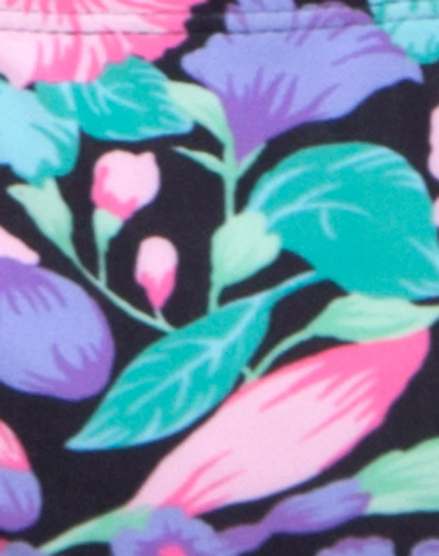 Bev Bikini Top in Illuminated Floral - Image 5