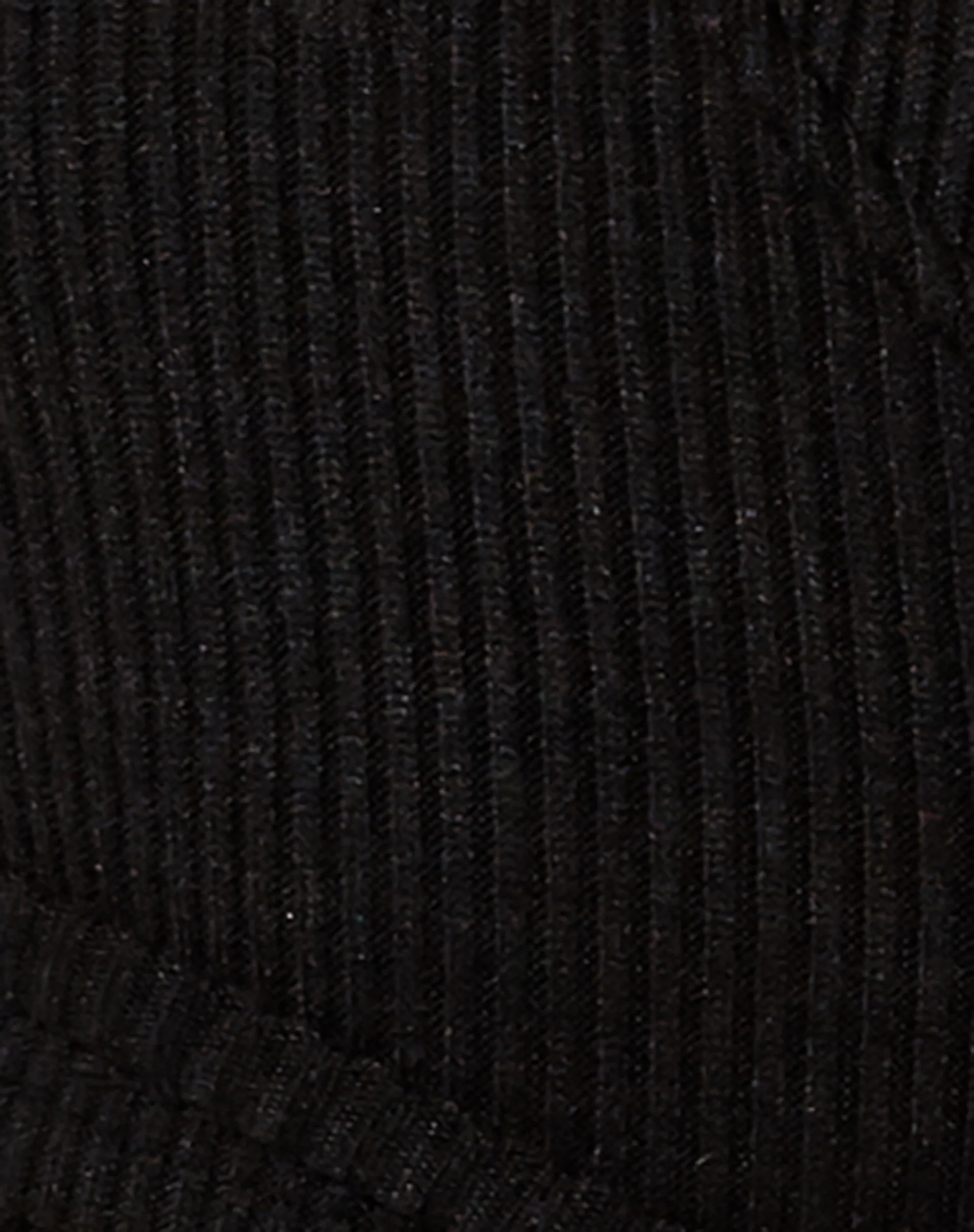 Bianca Wrap Top in Rib Black - Image 7