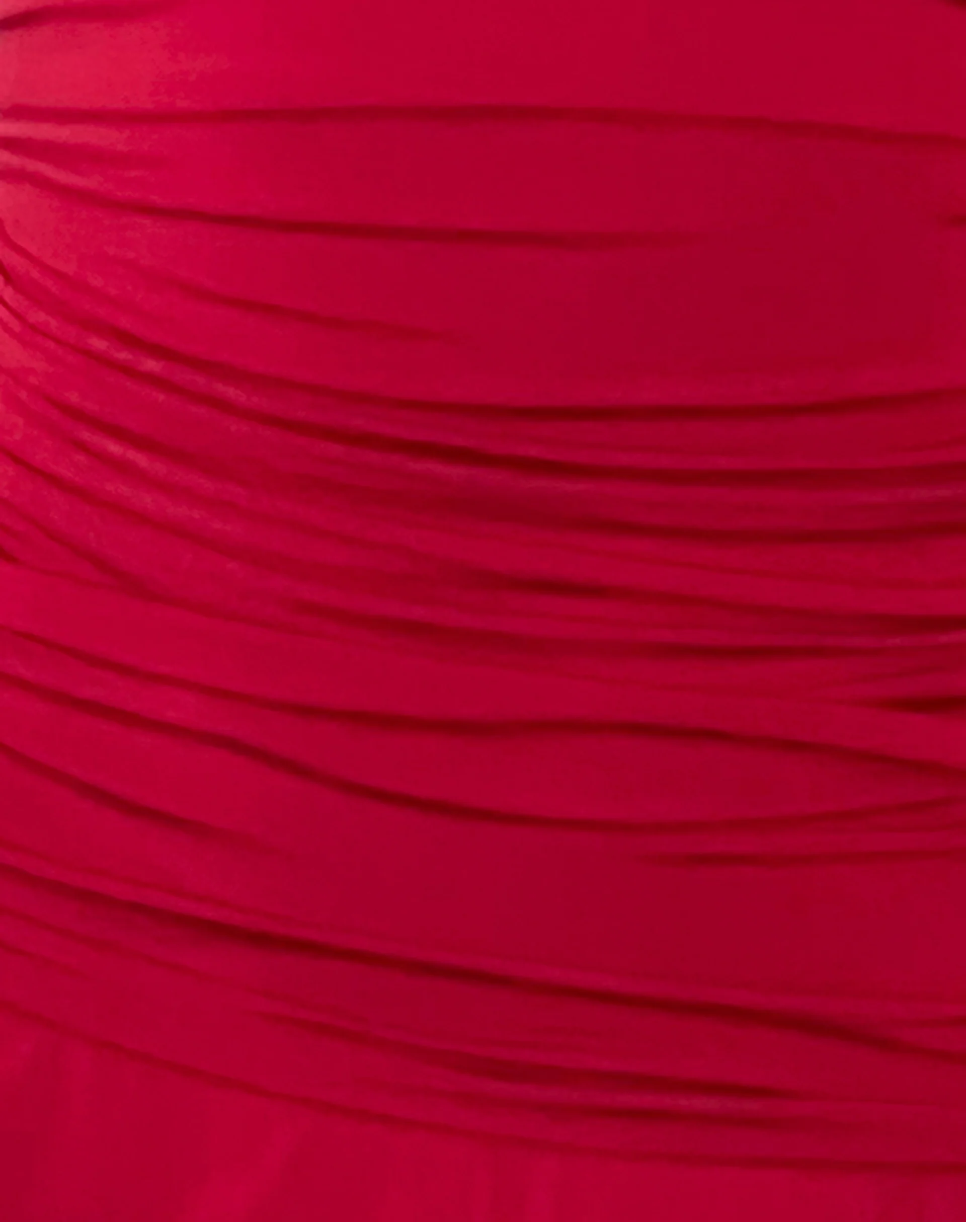 Bibi Bandeau Halterneck Mini Dress in Red - Image 6