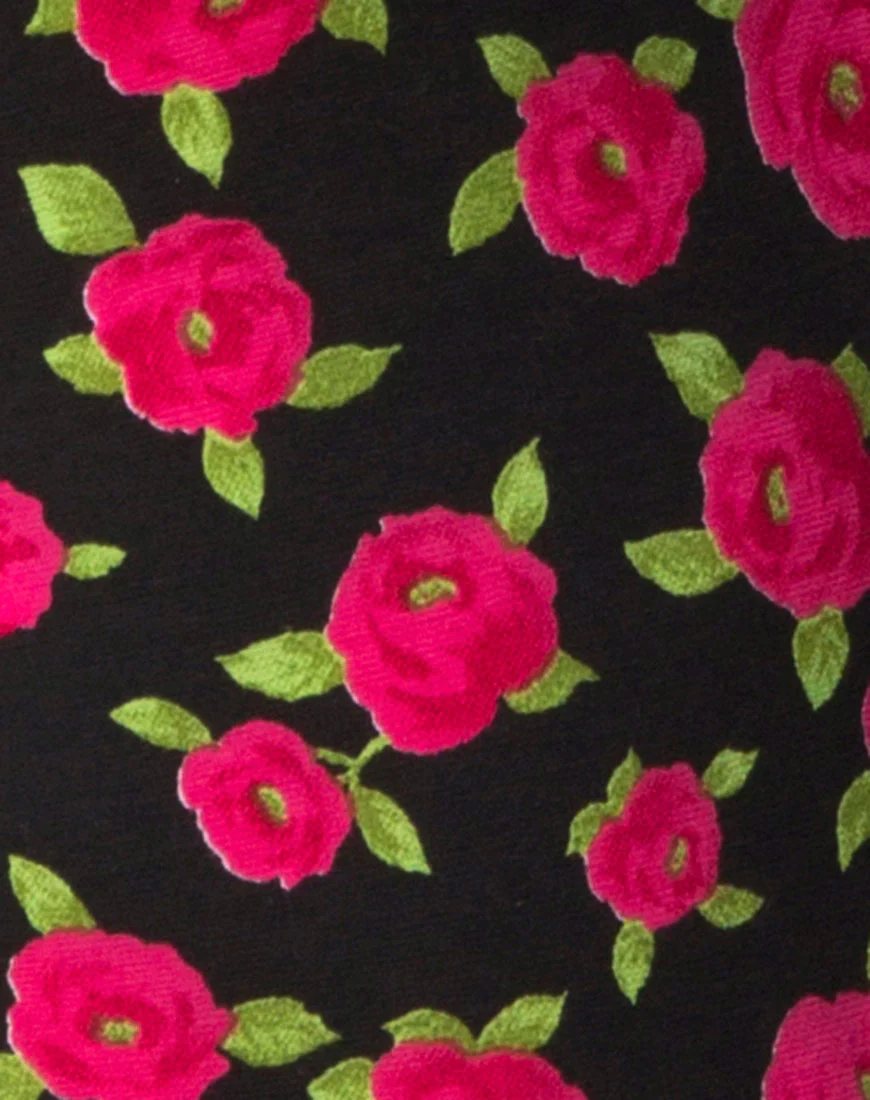 Bida Bodice in Red Bloom - Image 5