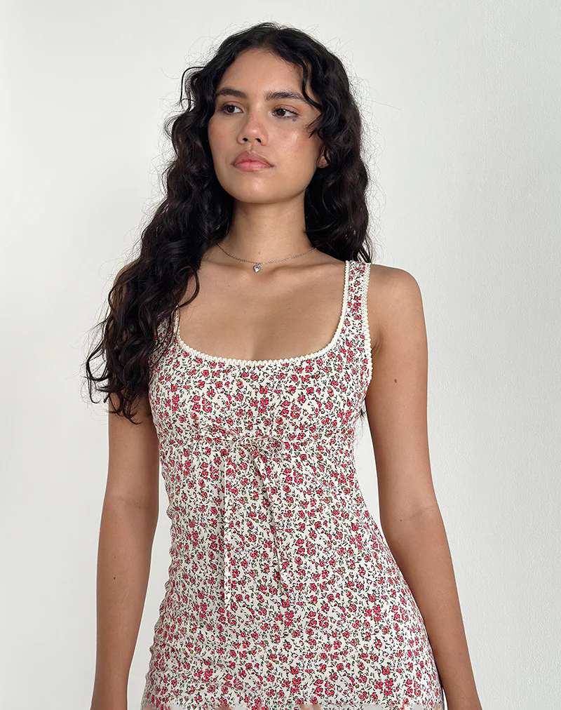 Bila Midi Dress in Pretty Ditsy - Image 3
