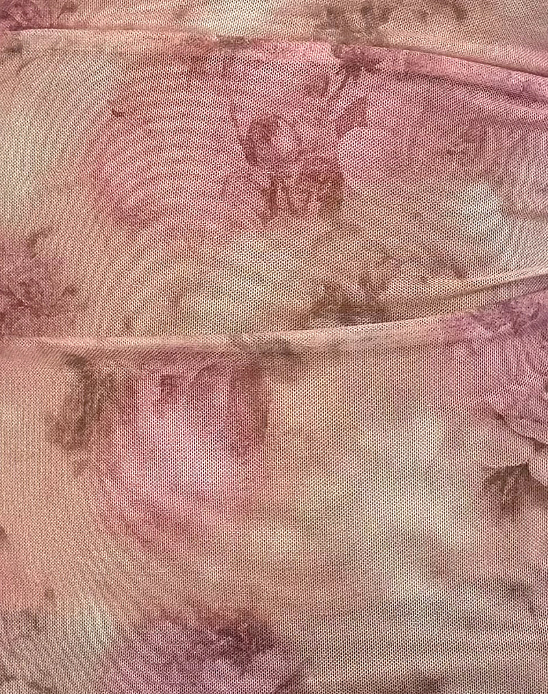 Bindu Bandeau Top in Smoky Floral Peach - Image 6