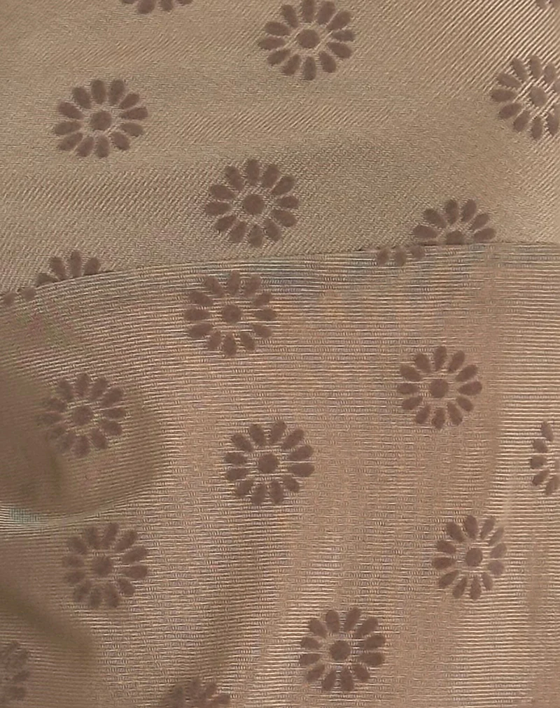 Bistara Top in Daisy Flock Light Brown - Image 5