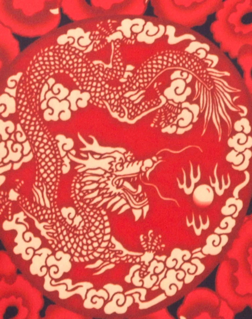 Blaze Swimsuit in Chinese Fire Dragon - Image 5