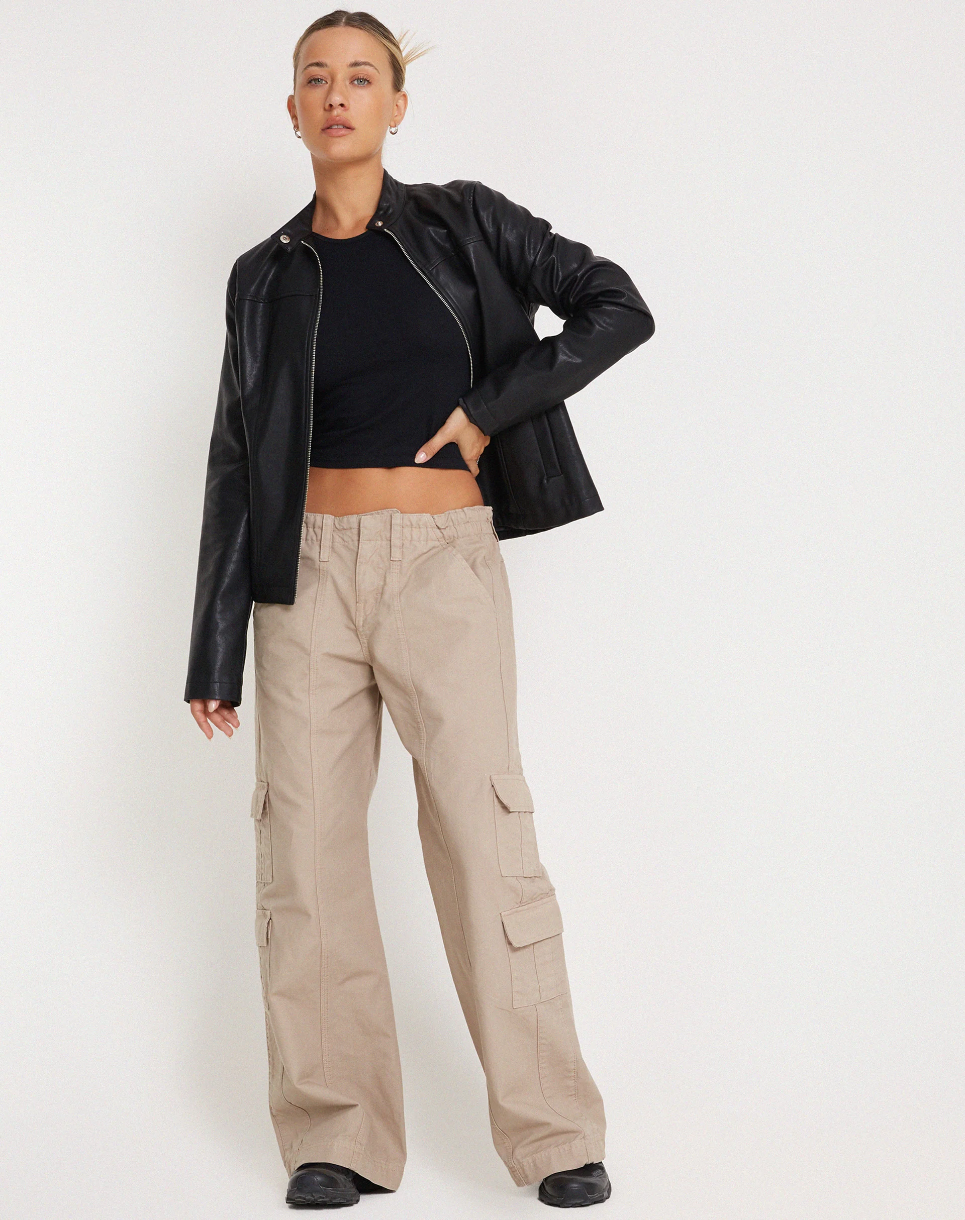 Bon Long Sleeve Top in Black - Image 4