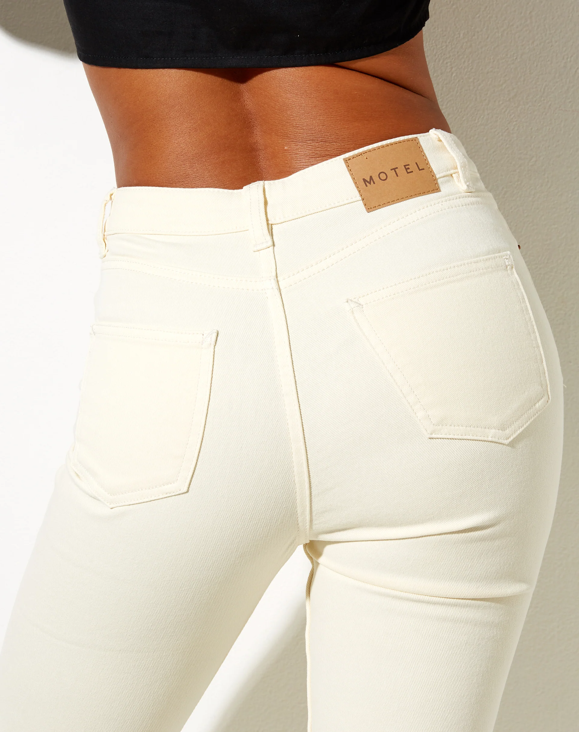 Bootleg Jeans in Buttermilk - Image 5