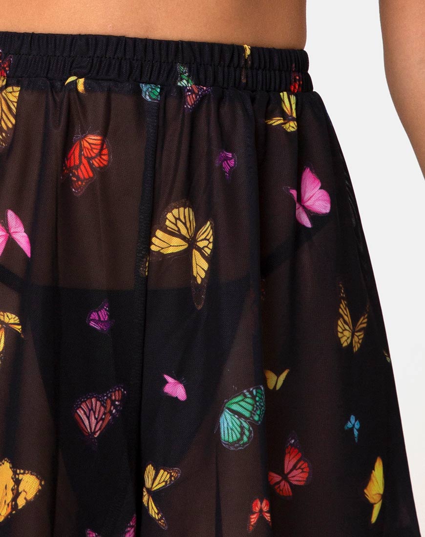 Boris Short in Mesh Black Butterfly - Image 5