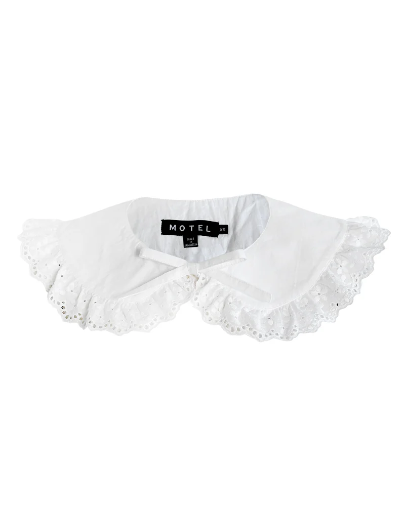 Bossa Detachable Collar in White - Image 2