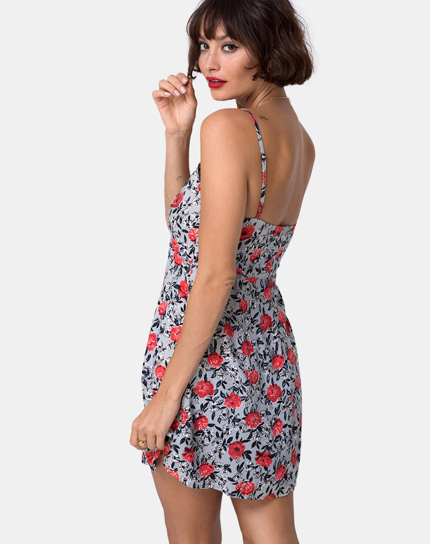 Boyah Slip Dress in Blooming Rose - Image 2