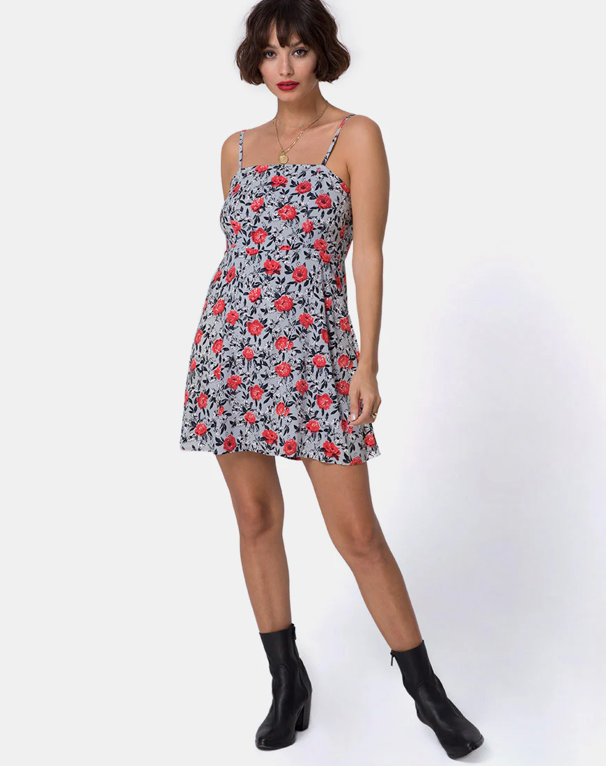 Boyah Slip Dress in Blooming Rose - Image 3