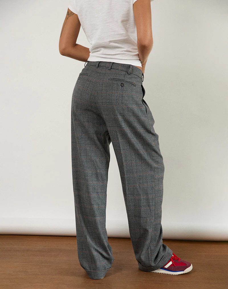 Brayden Trouser in Tailoring Grey Check - Image 3