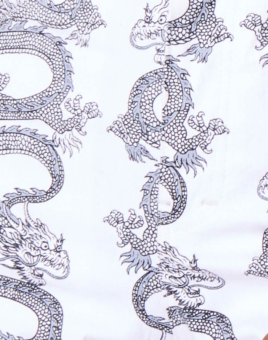 Brianna Pant in Dragon Rope White Placement - Image 5