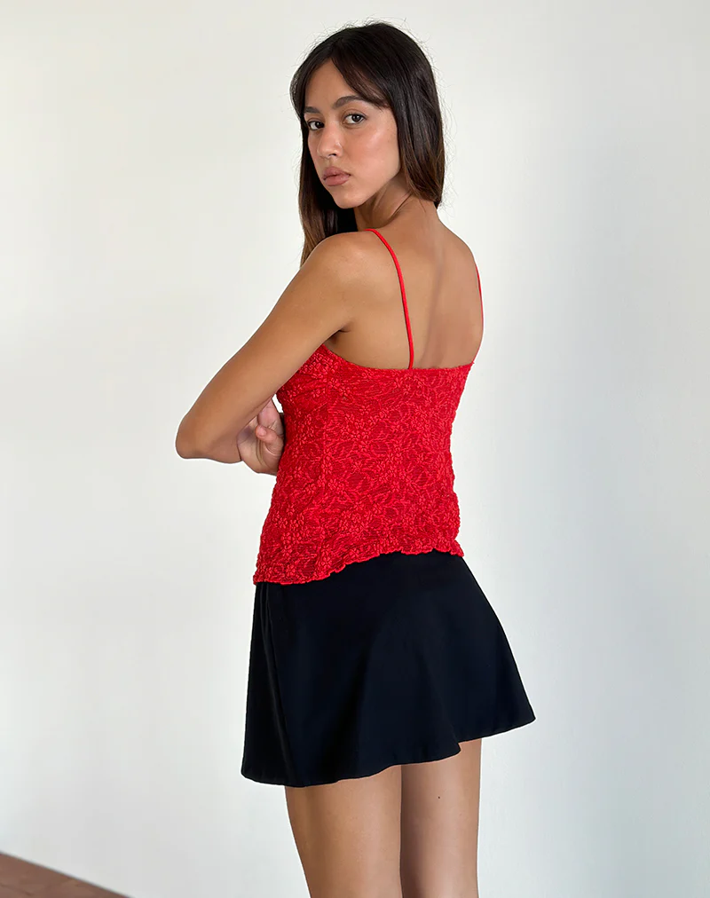Briony Top in Lace Red - Image 3