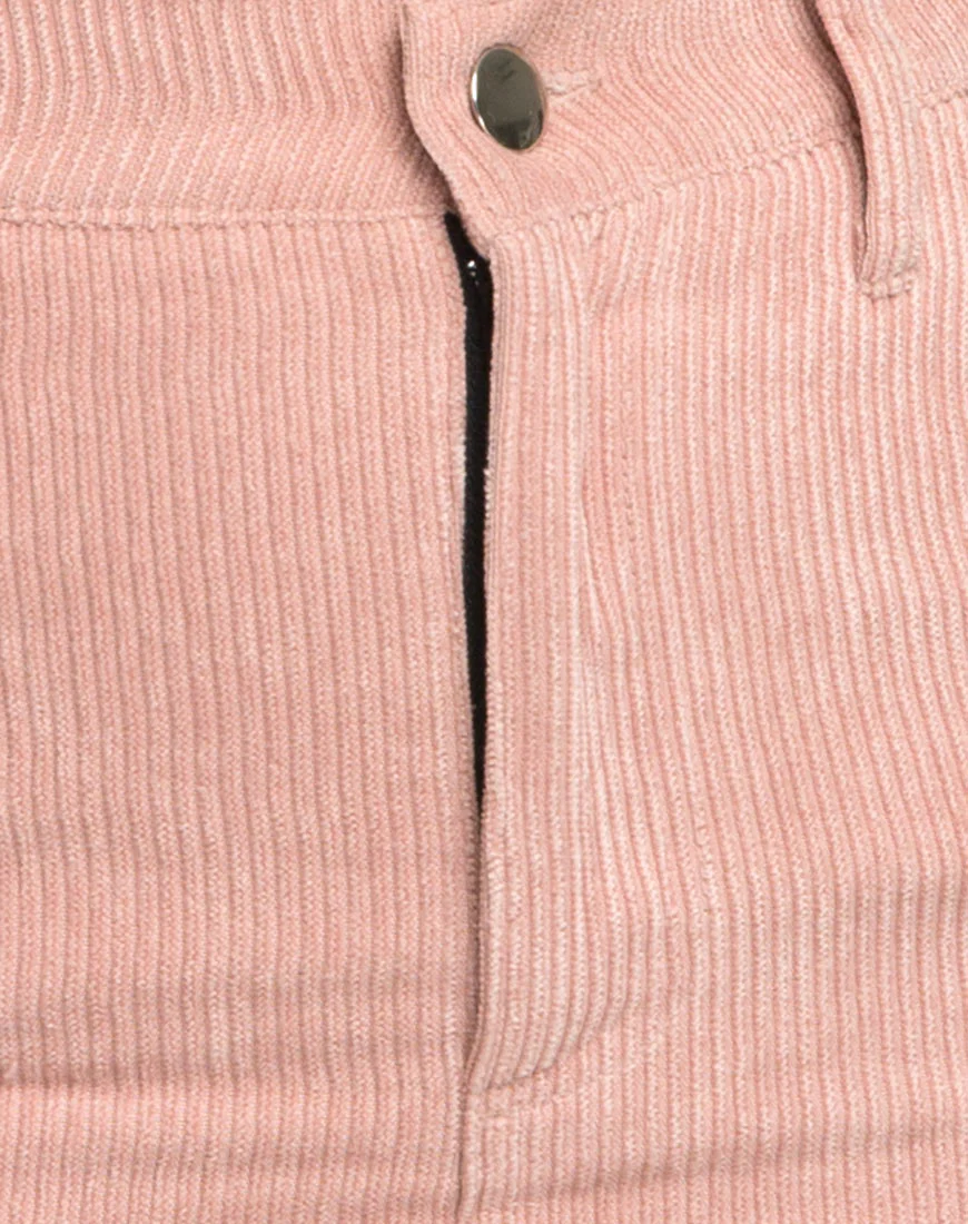 Broom Skirt in Corduroy Bae Pink - Image 5