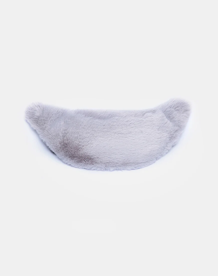 Bumbag in Fur Grey - Image 6
