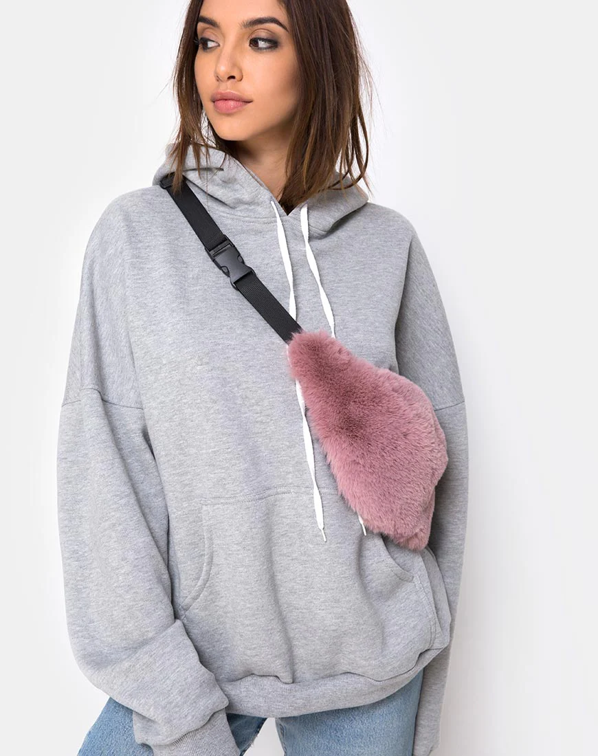 Bumbag in Fur Pink - Image 4
