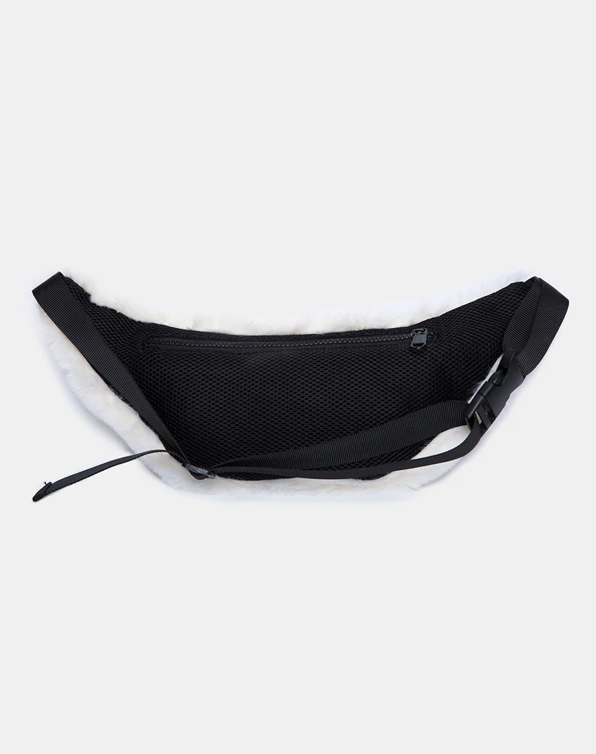 Bumbag in Fur White - Image 5