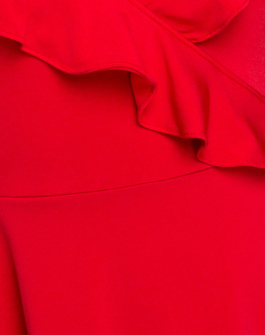 Cannes Skater Dress in Heart Red - Image 5