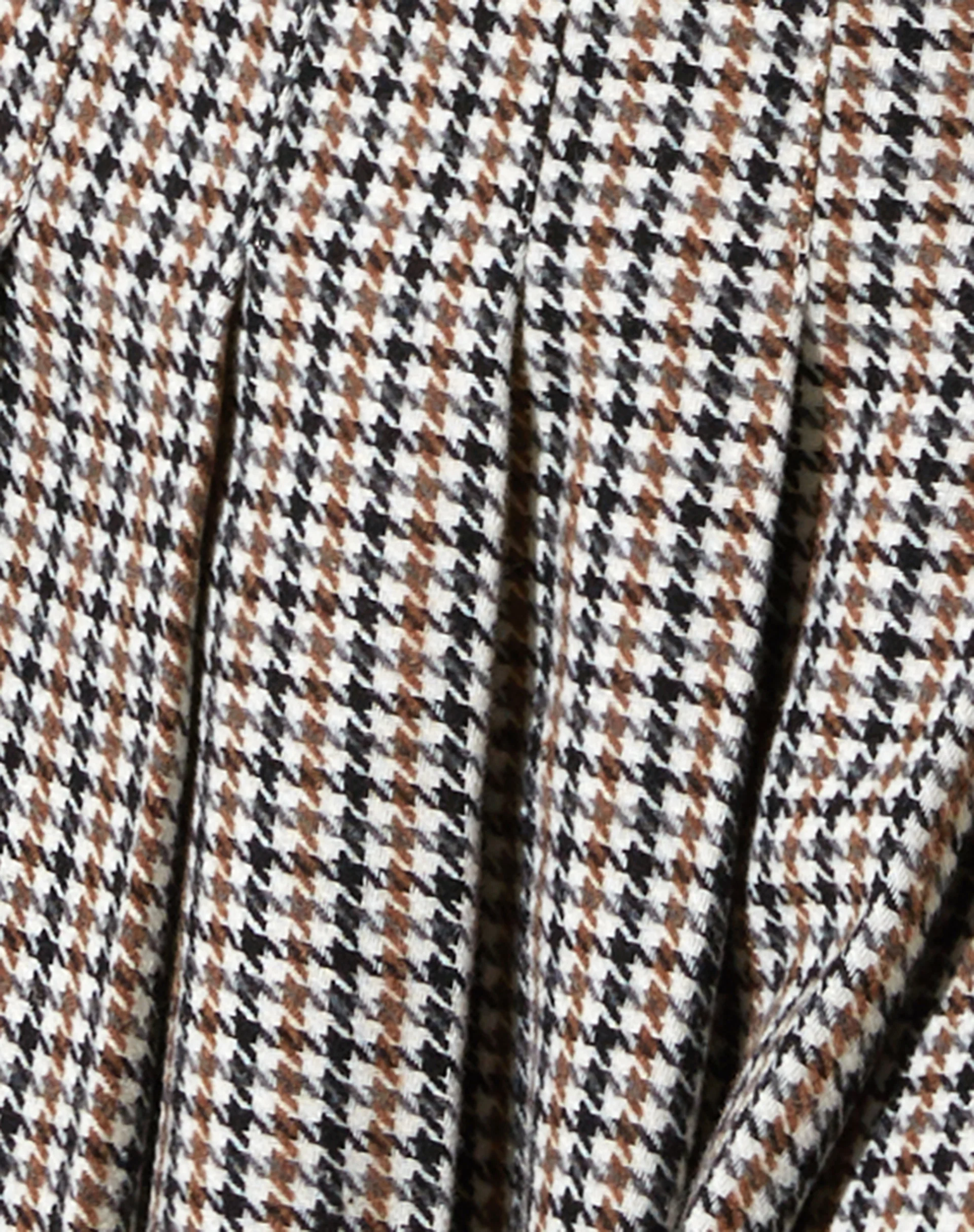 Carga Mini Skirt in Brown Black and White - Image 7