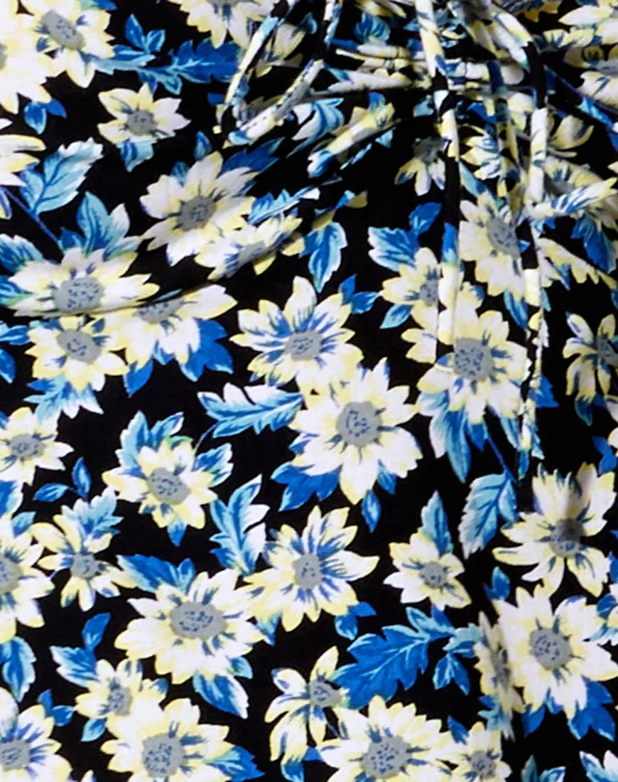 Carie Mini Dress in Aster Blue - Image 5