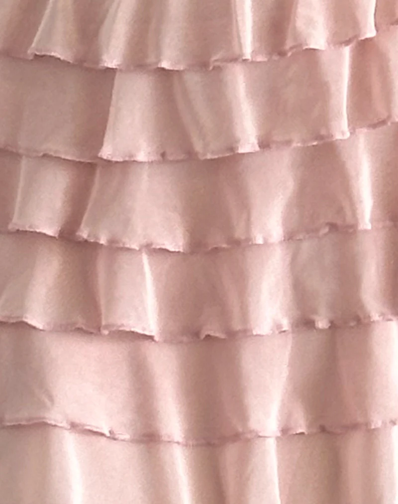 Cartina Mini Skirt in Peachskin Mesh - Image 6