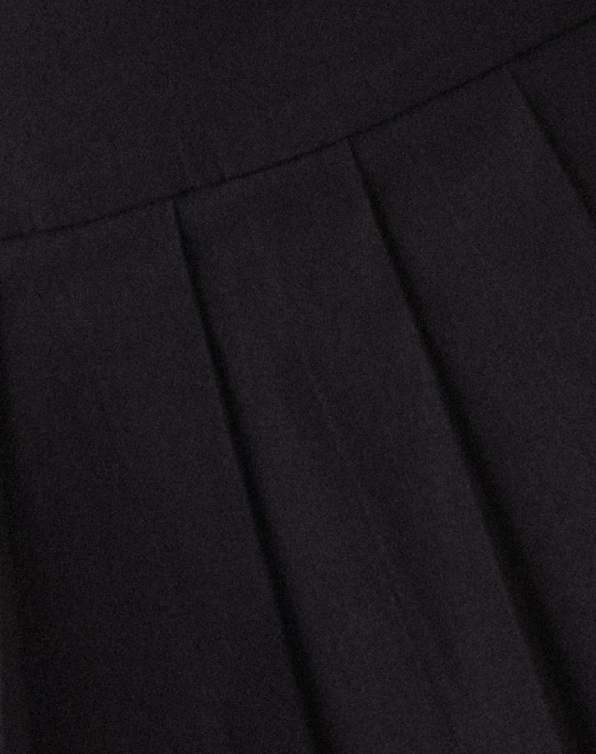 Casini Pleated Micro Skirt in Tailoring Black - Image 6