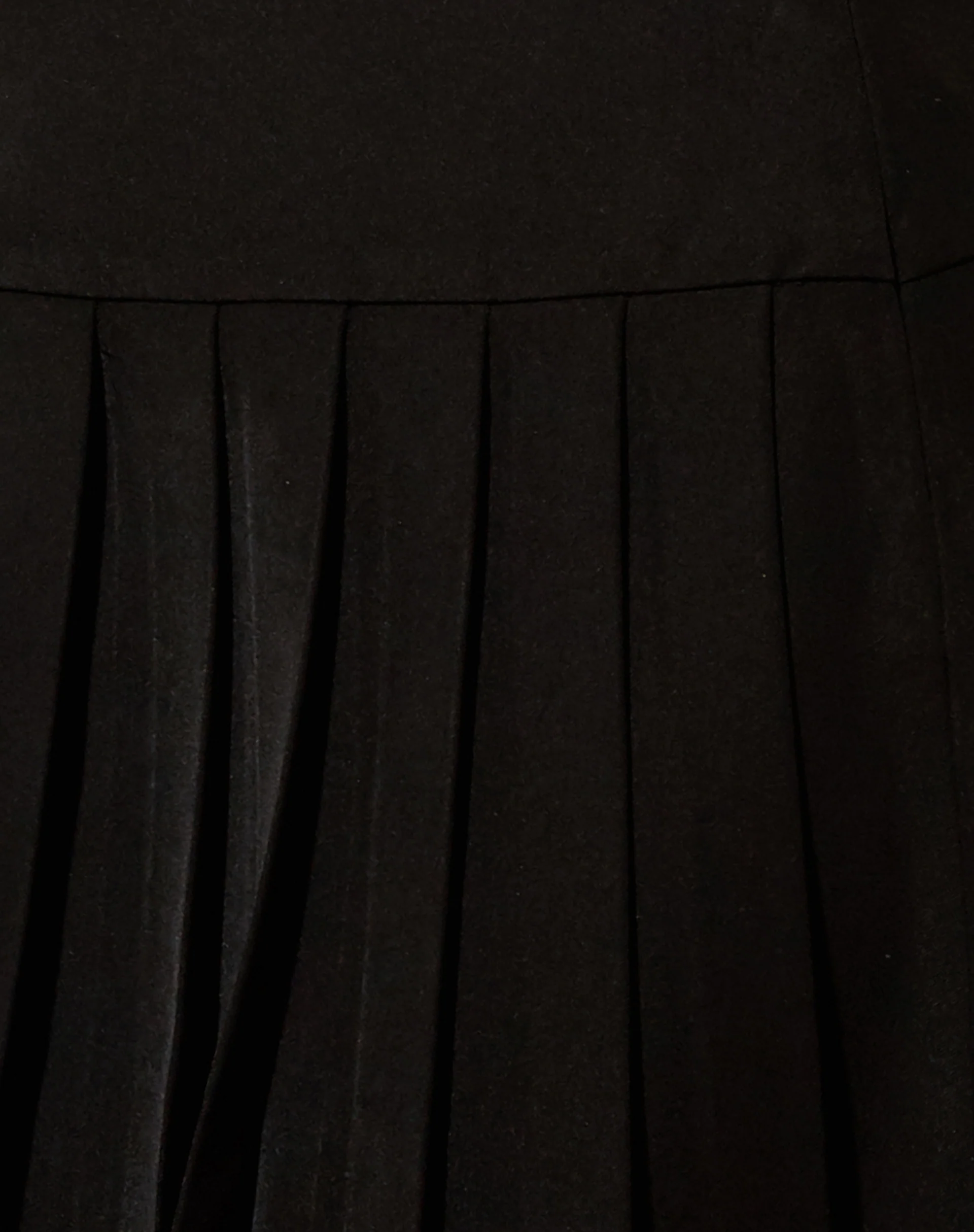 Cason Mini Pleat Skirt in Black - Image 5