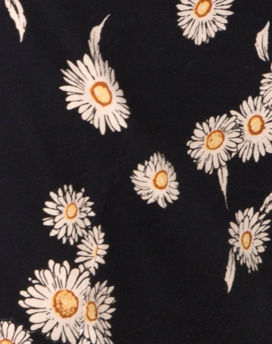 Cavazza Crop Top in Grunge Daisy Floral - Image 6