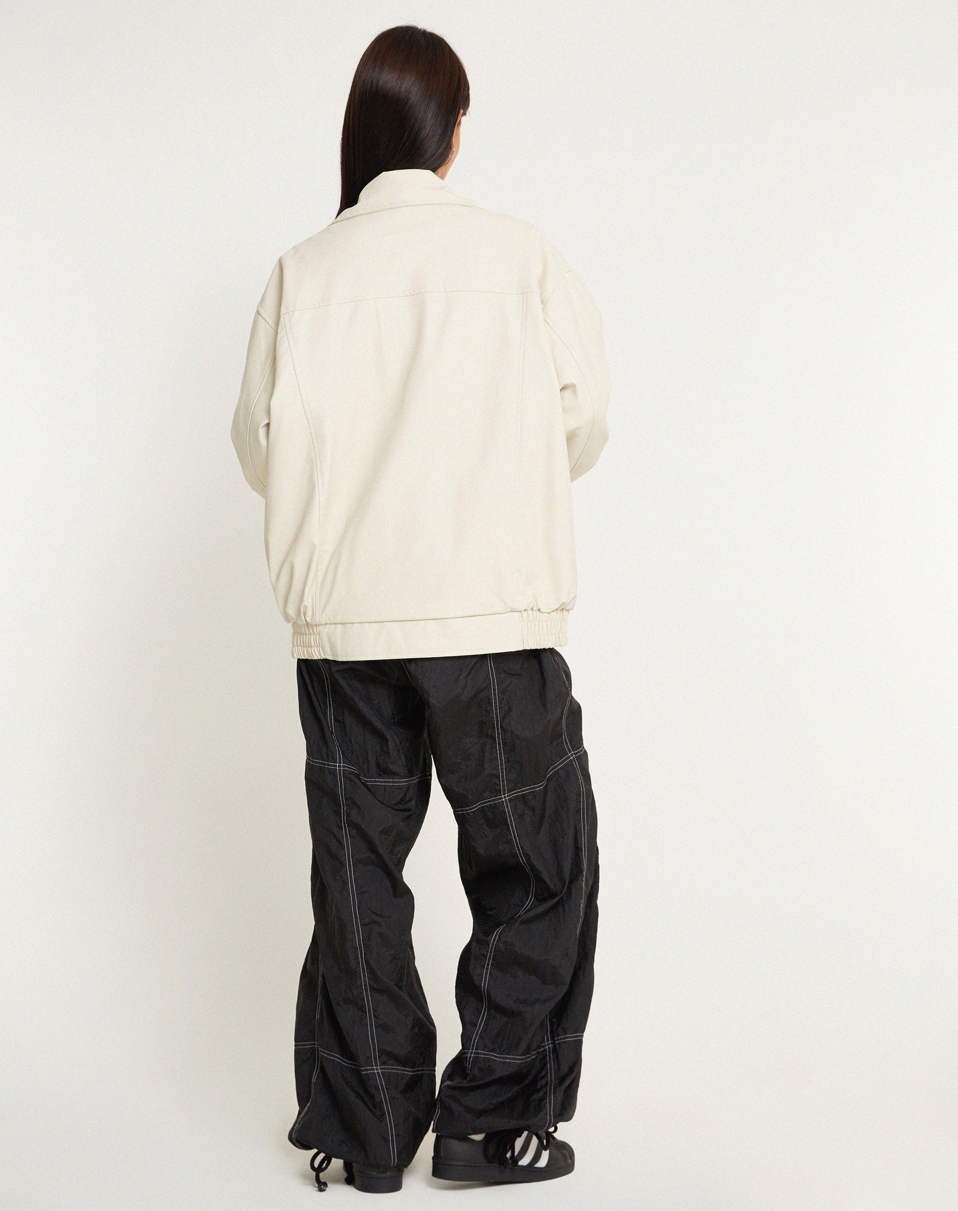 Cavita Jacket in PU Cream - Image 7