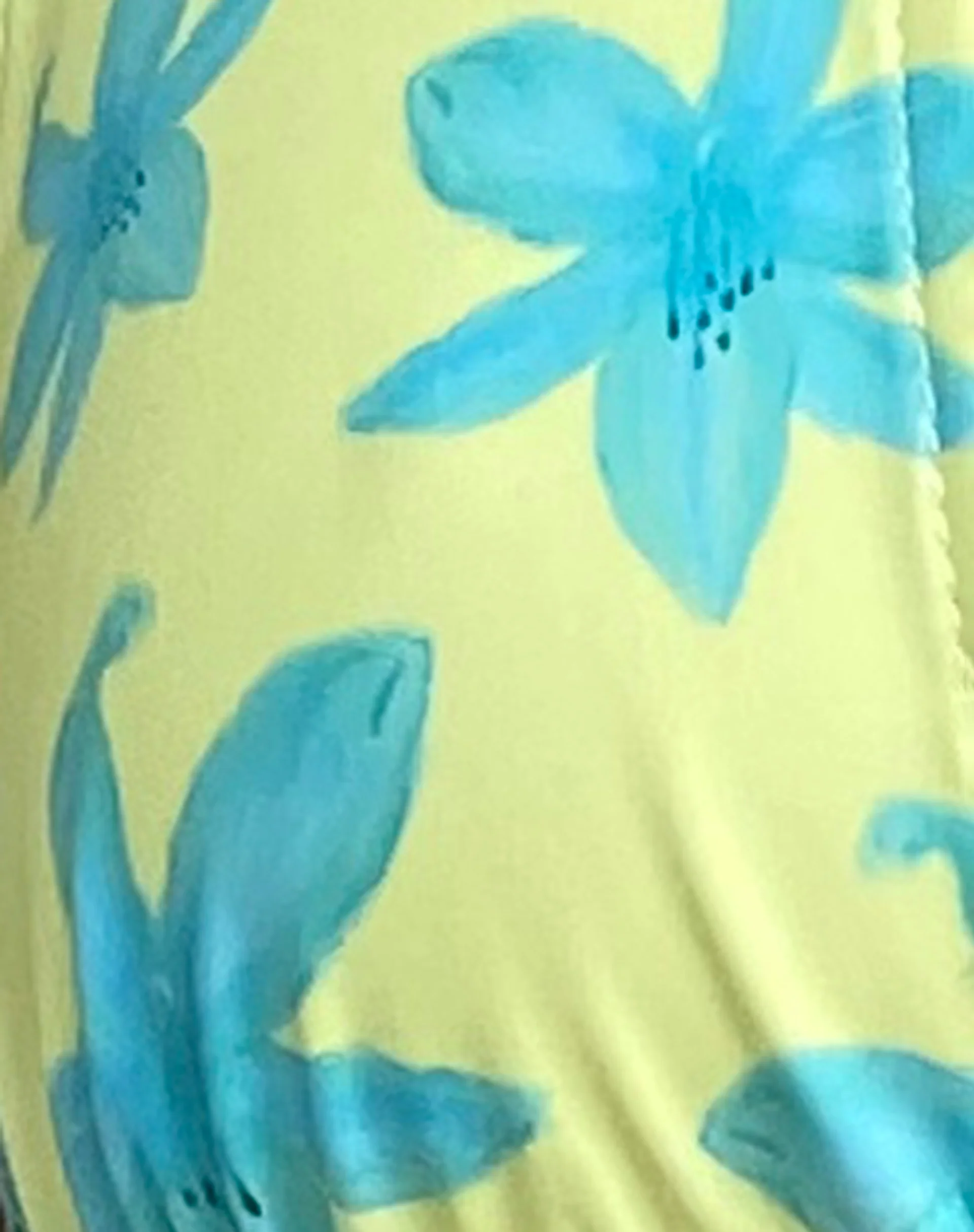 Cerry Bikini Top in Yellow Painted Flower - Image 8