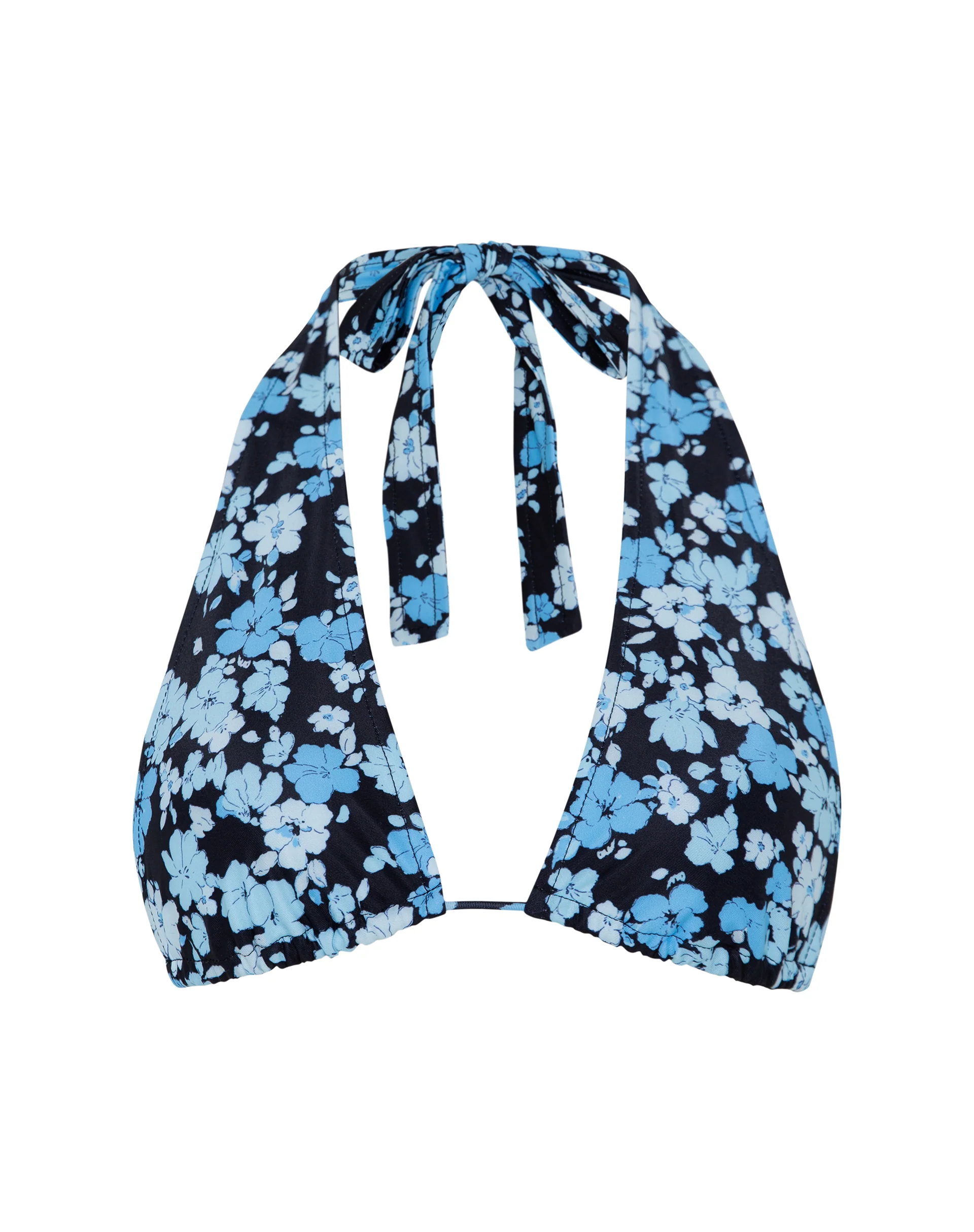 Cerry Bikini Top in Pastel Blue Floral - Image 7
