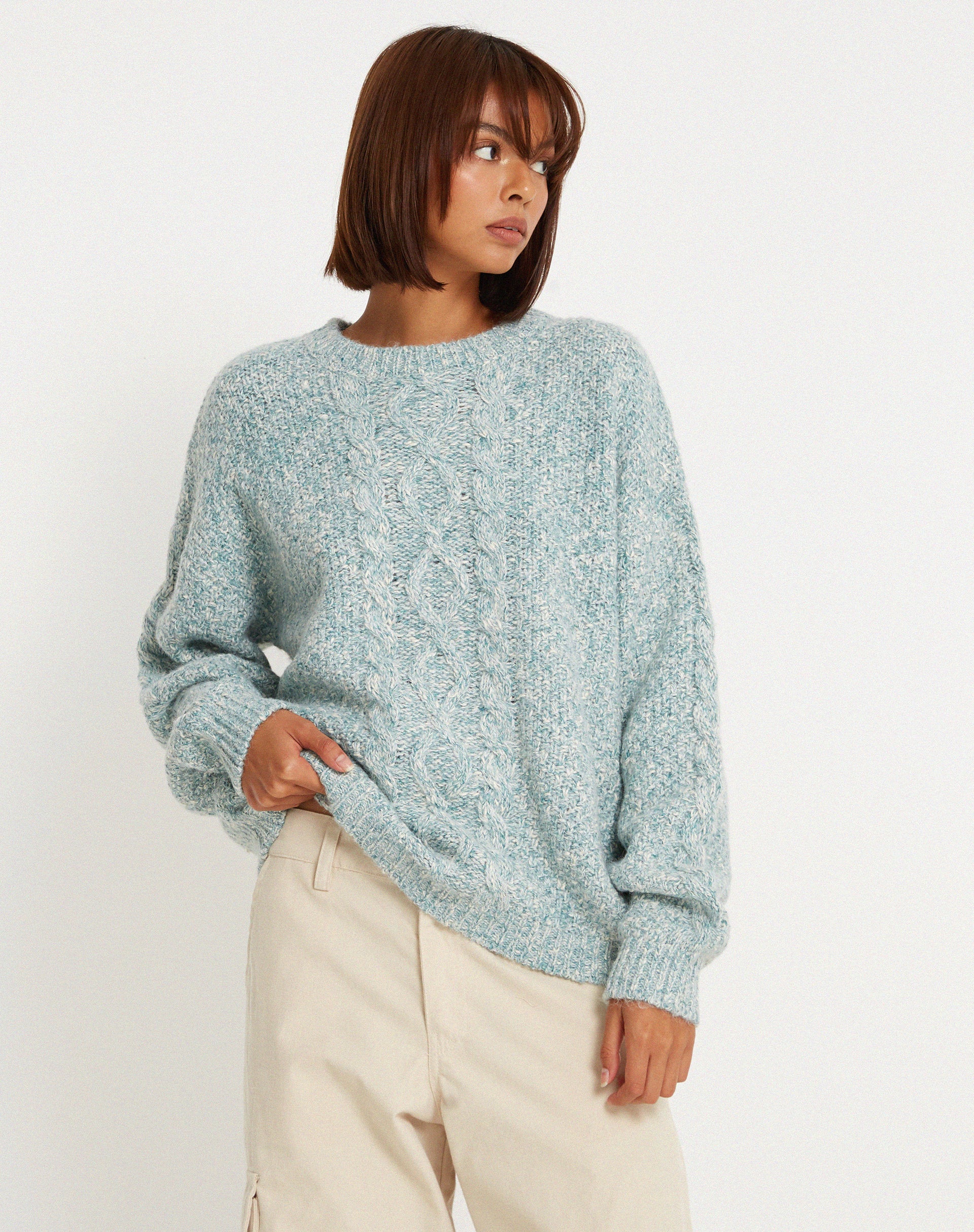 Chalih Jumper in Duck Green - Image 4