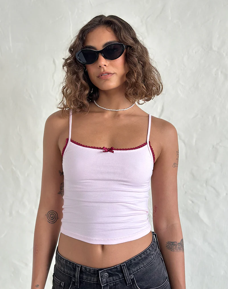 Chapini Oval Sunglasses in Black - Image 2