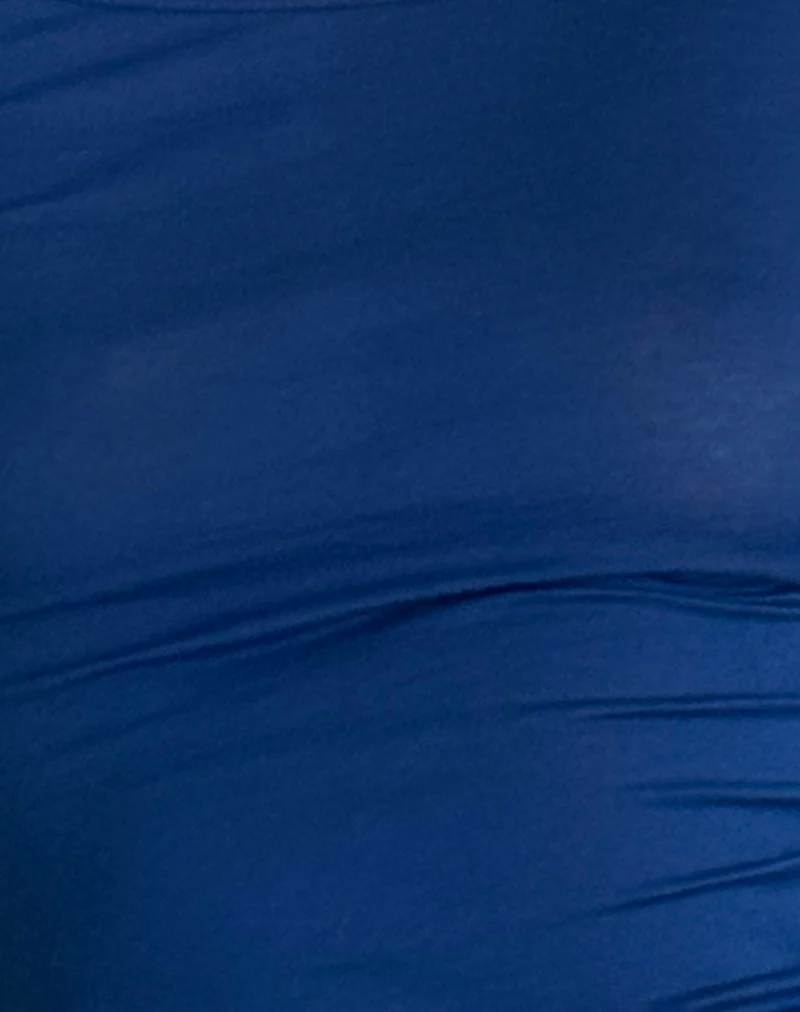 Charya Off The Shoulder Top in Dazzling Blue - Image 6