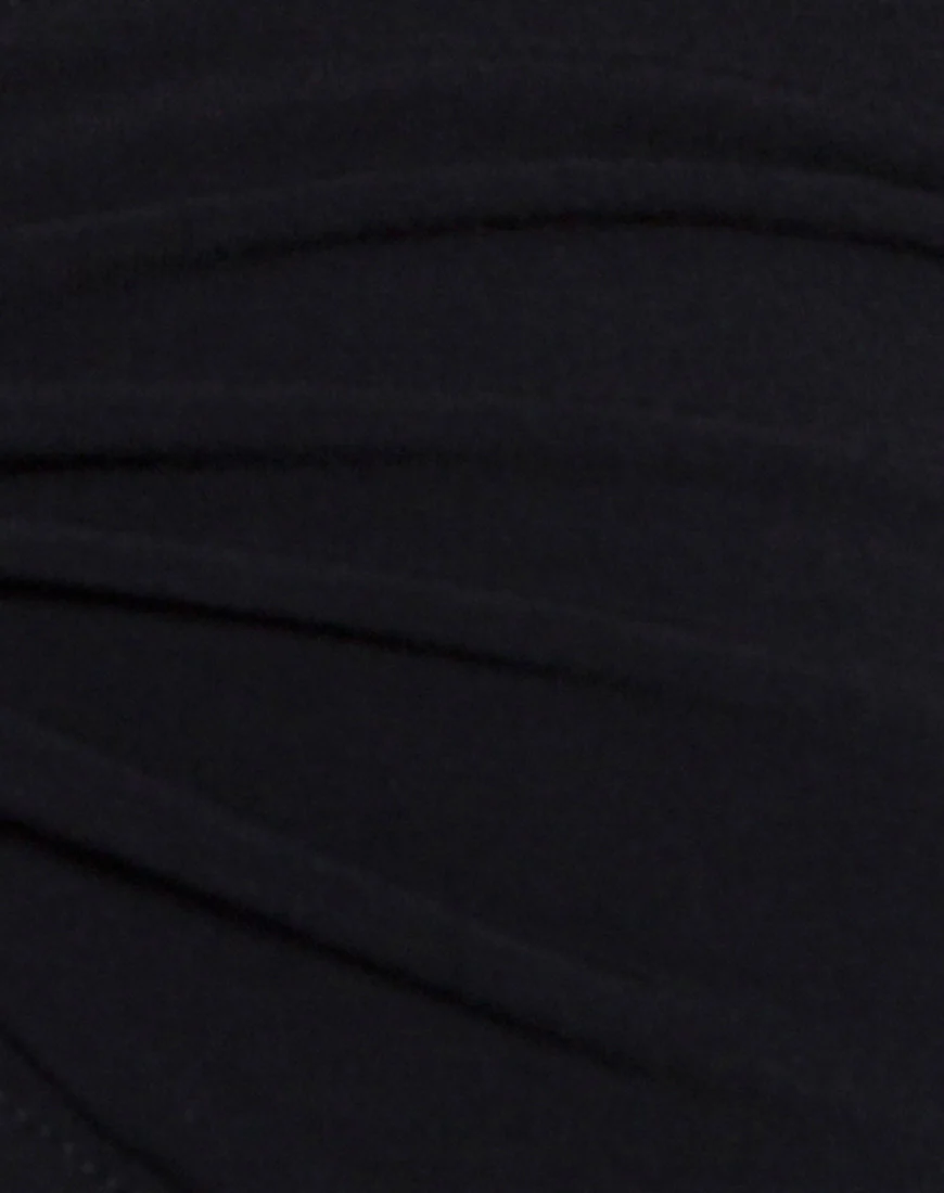 Chateau Crop Top in Black - Image 5