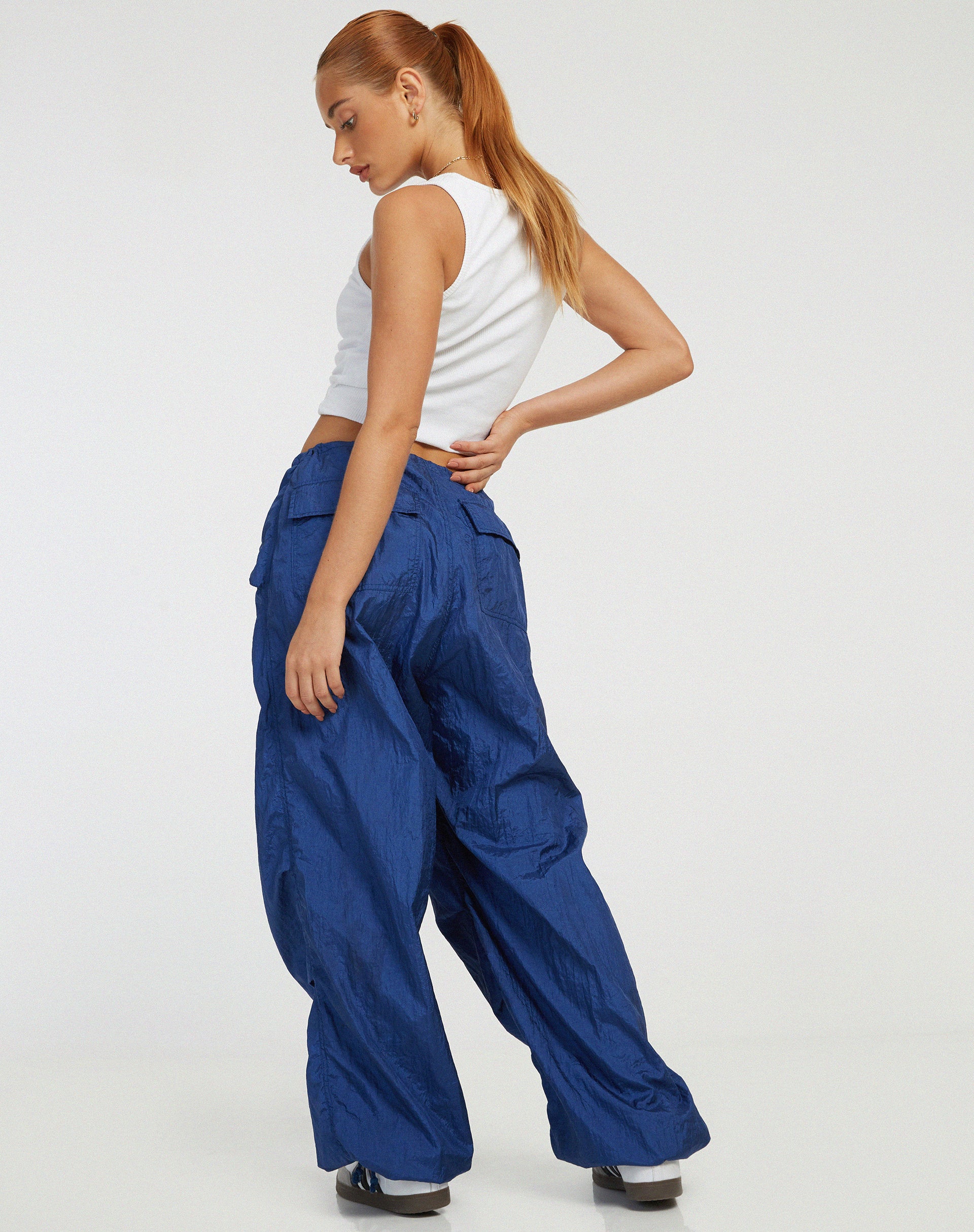 Chute Trouser in Navy - Image 3