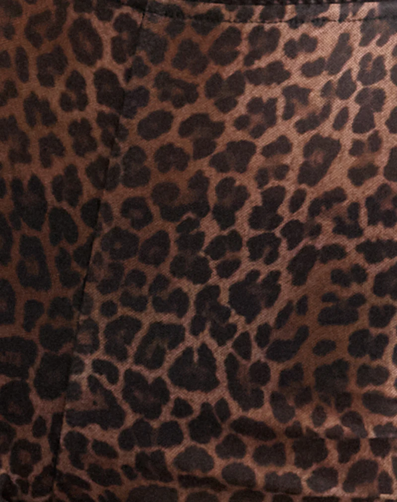 Ciana Hot Pants in Mesh Rar Leopard - Image 6