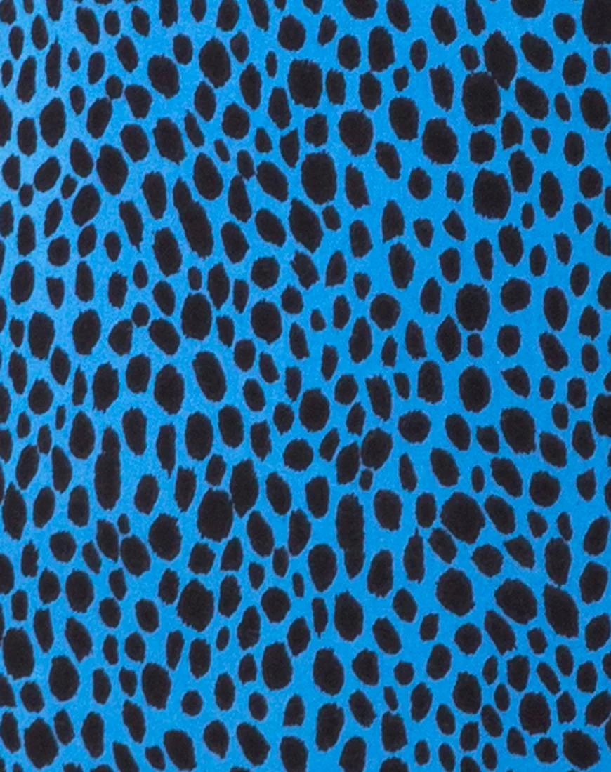 Cinelle Dress in Wild Cat Blue - Image 5