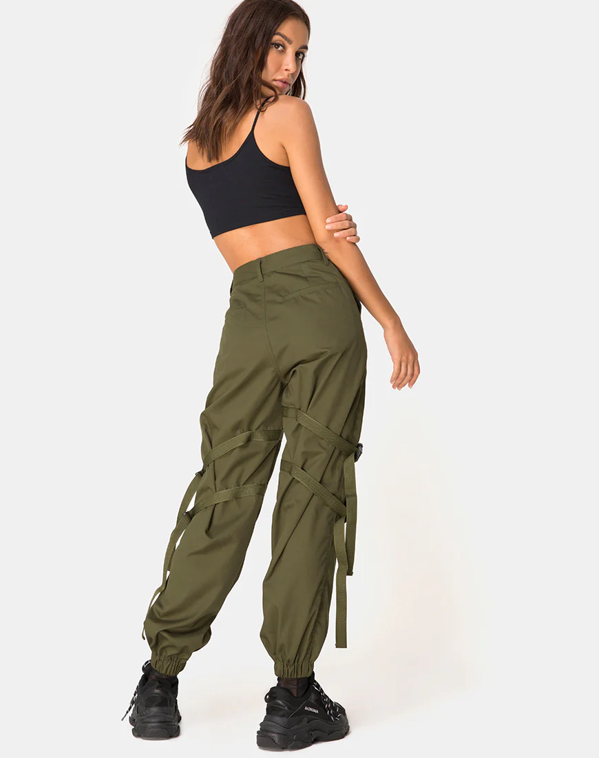 Clive Trouser in Khaki Drill - Image 3