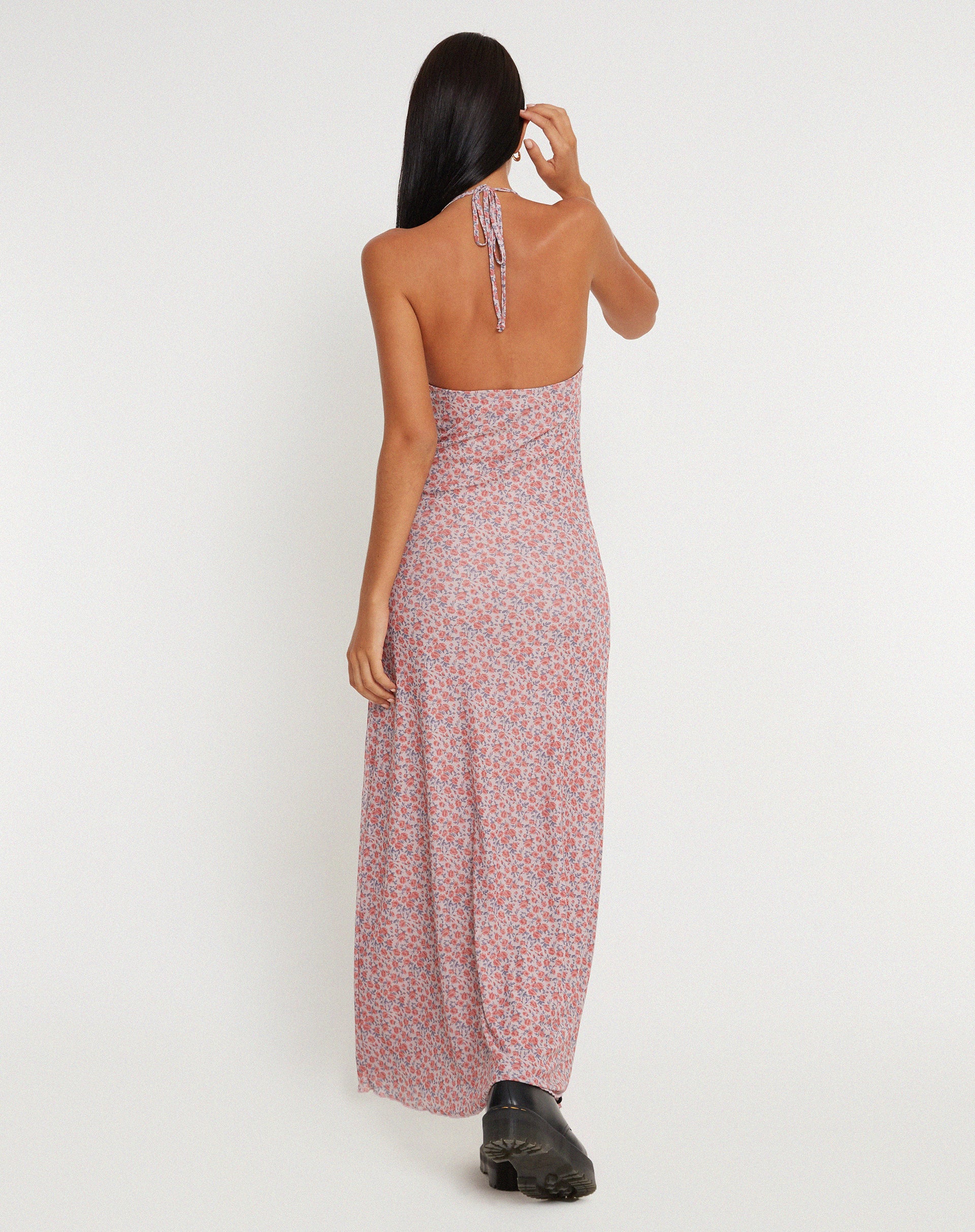 Clovita Maxi Dress in Spring Rose Dusty Pink - Image 3