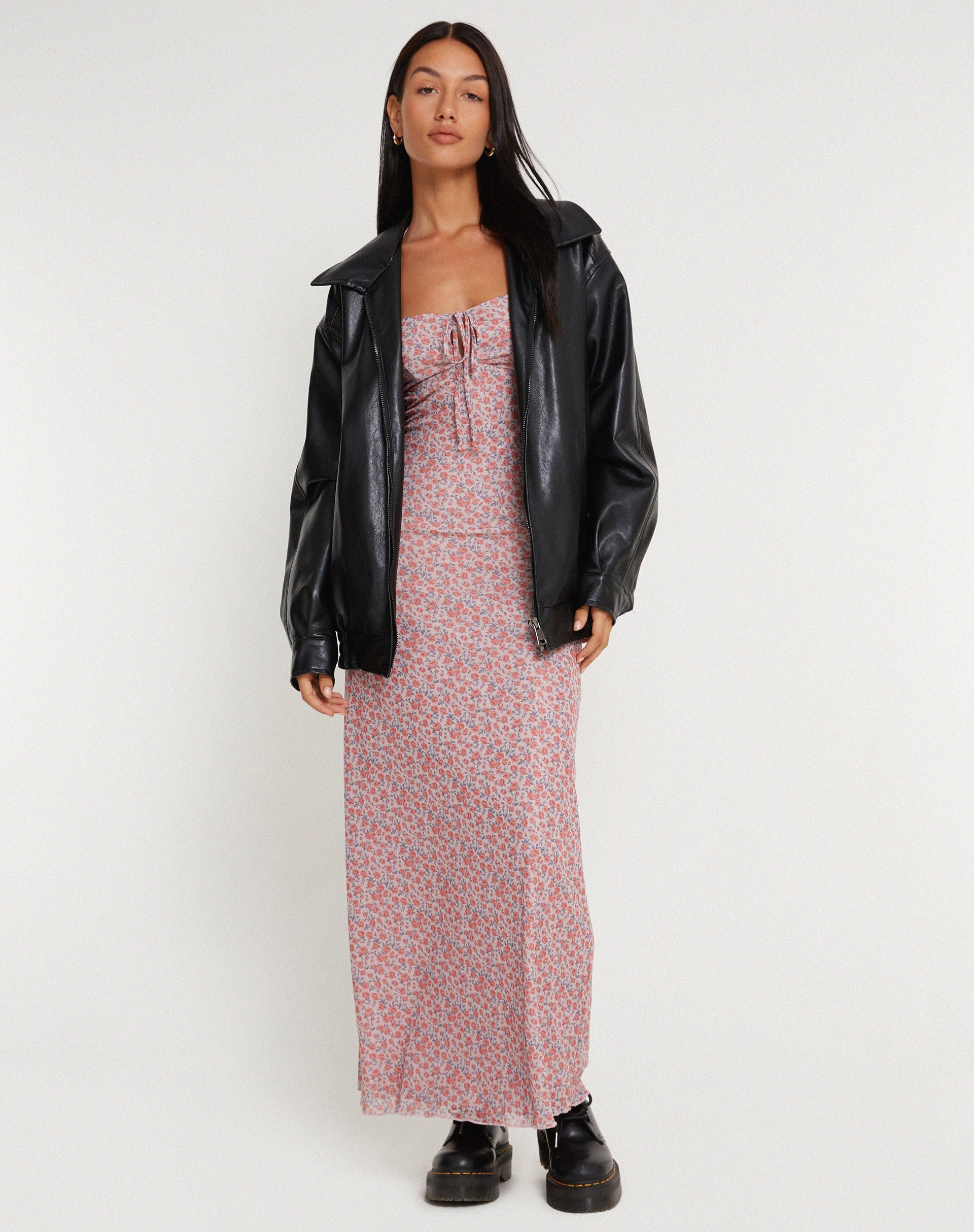 Clovita Maxi Dress in Spring Rose Dusty Pink - Image 4