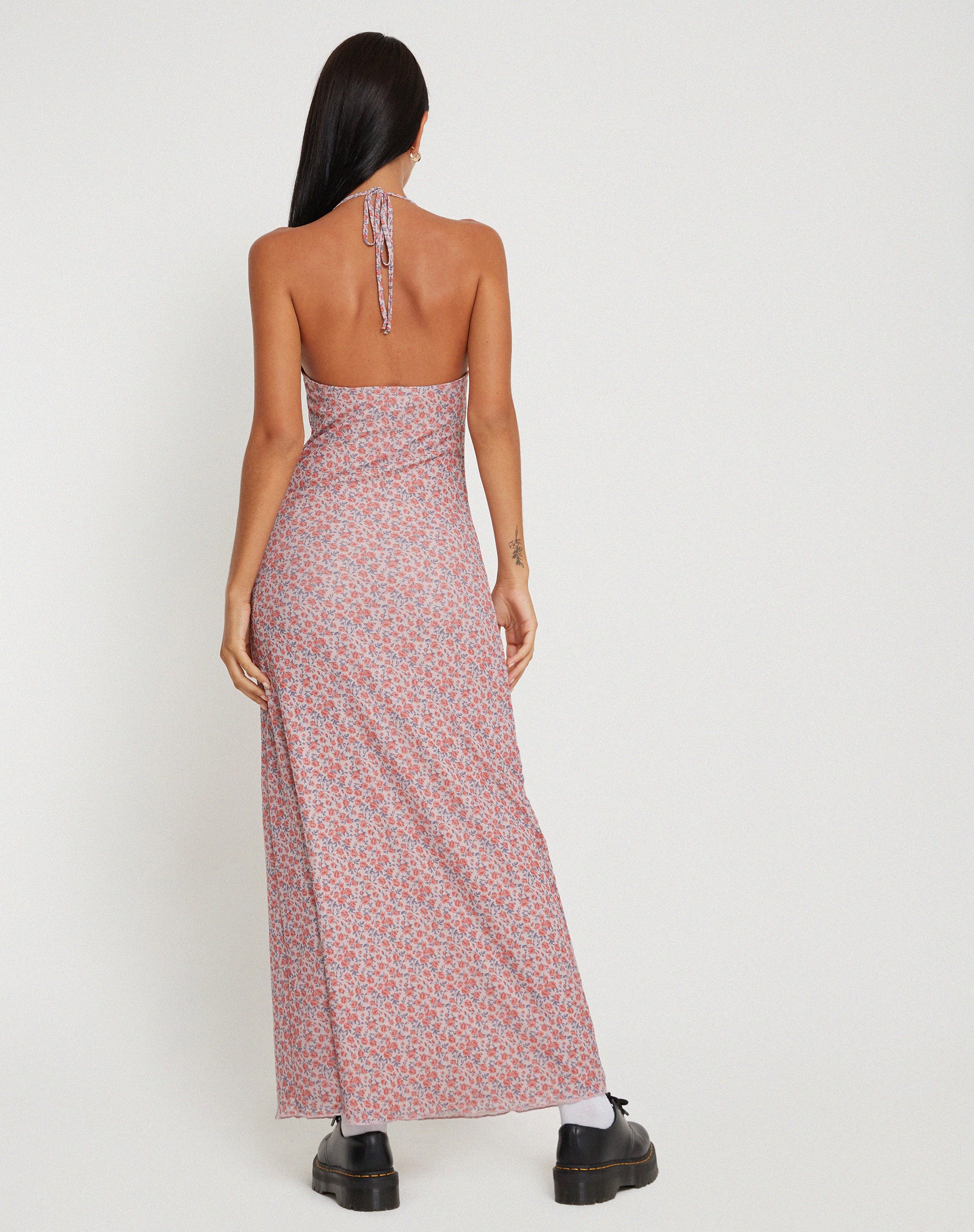 Clovita Maxi Dress in Spring Rose Dusty Pink - Image 5