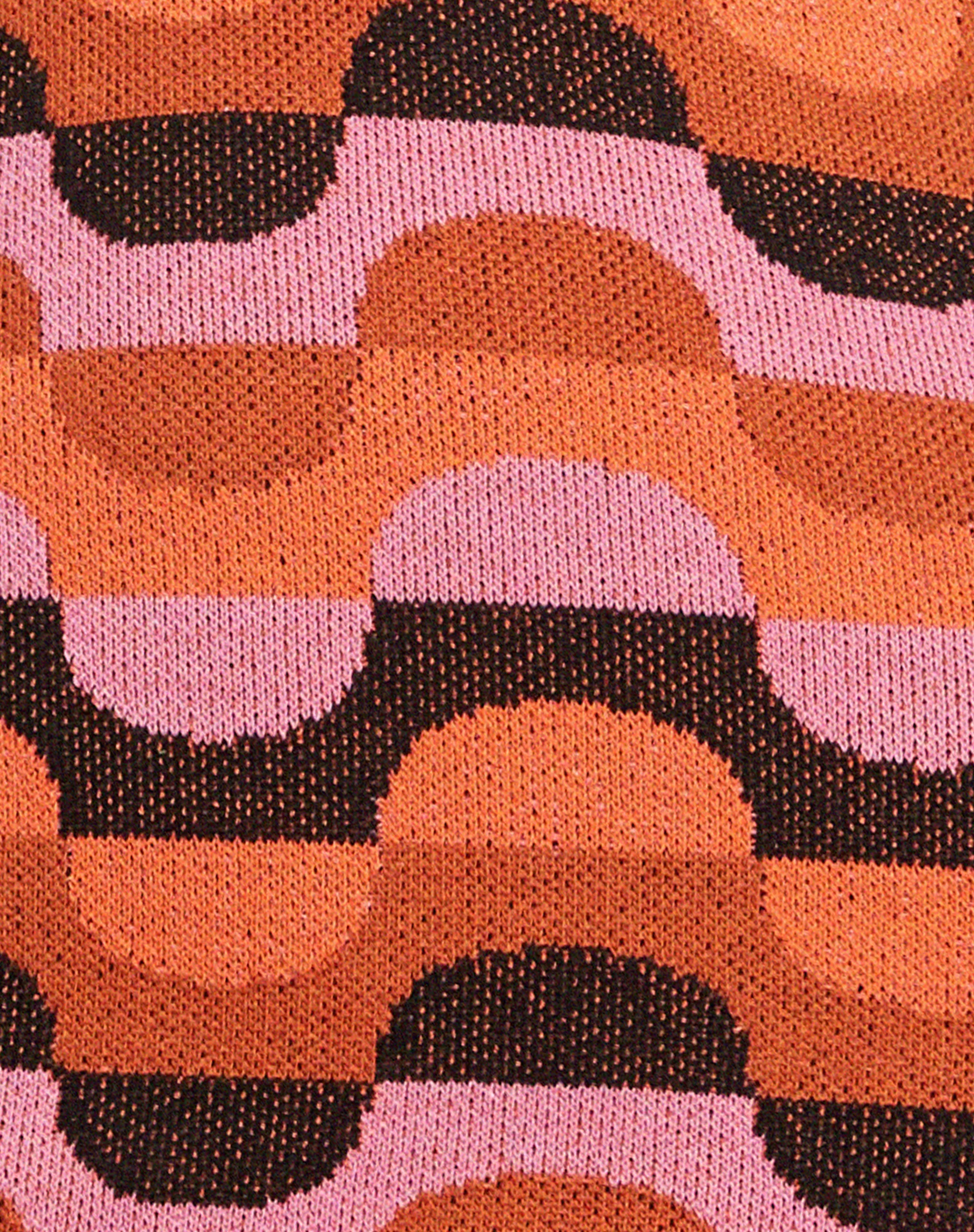 Coda Slip Dress in Abstract Art Pink - Image 5