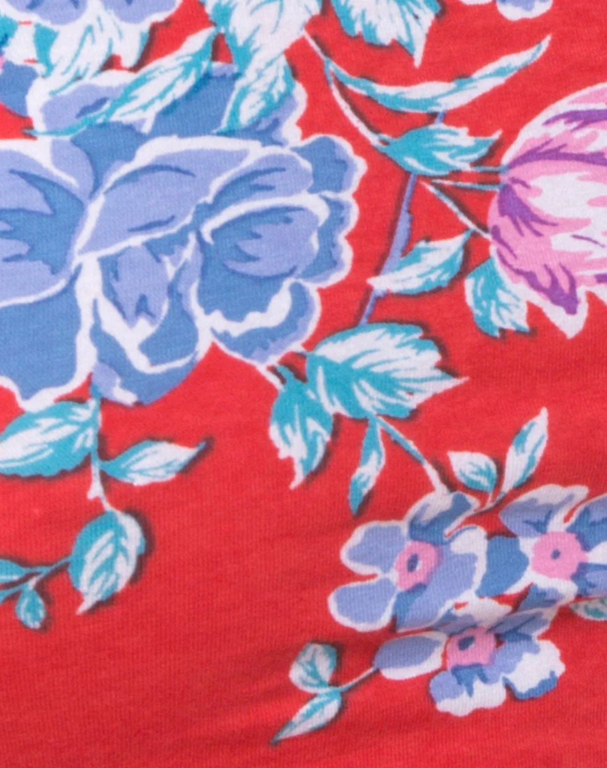 Coga Crop Top in Vintage Fleur - Image 5