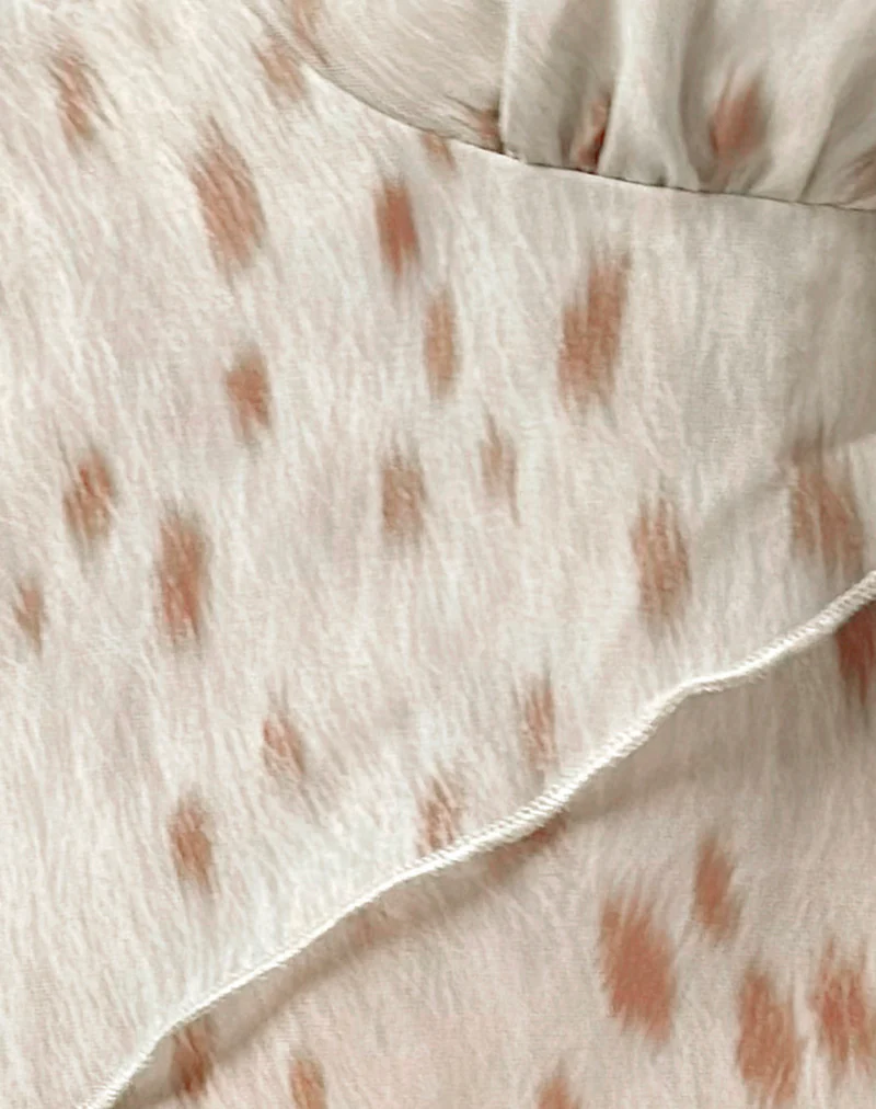 Cojira Top With Scarf in Bambi Ivory - Image 5