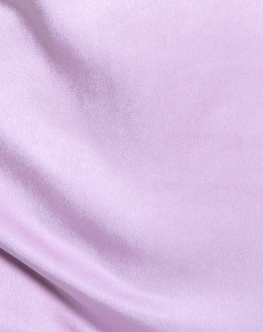 Colaro Slip Dress in Lilac - Image 5