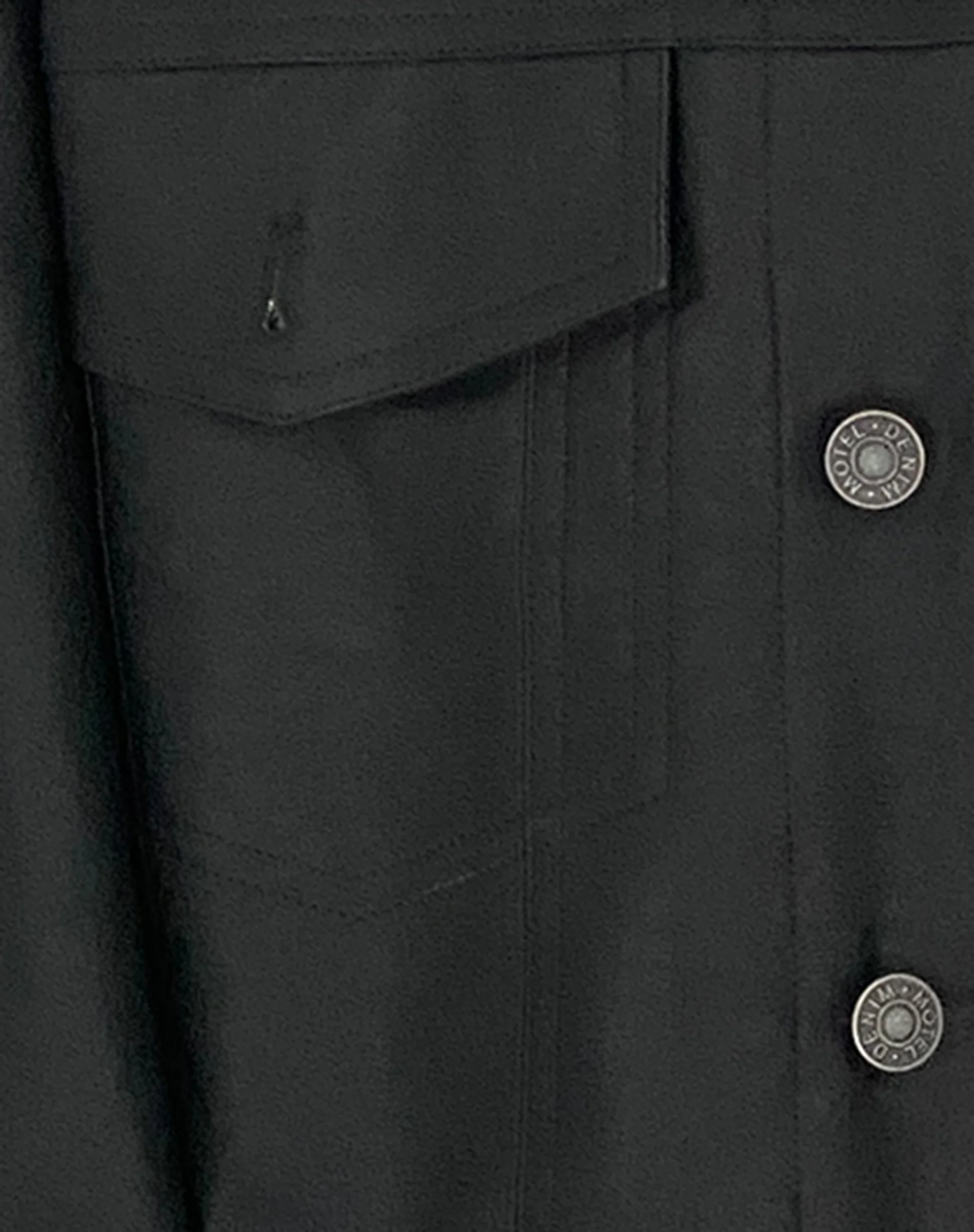 Colleen Oversized Jacket in PU Black - Image 5