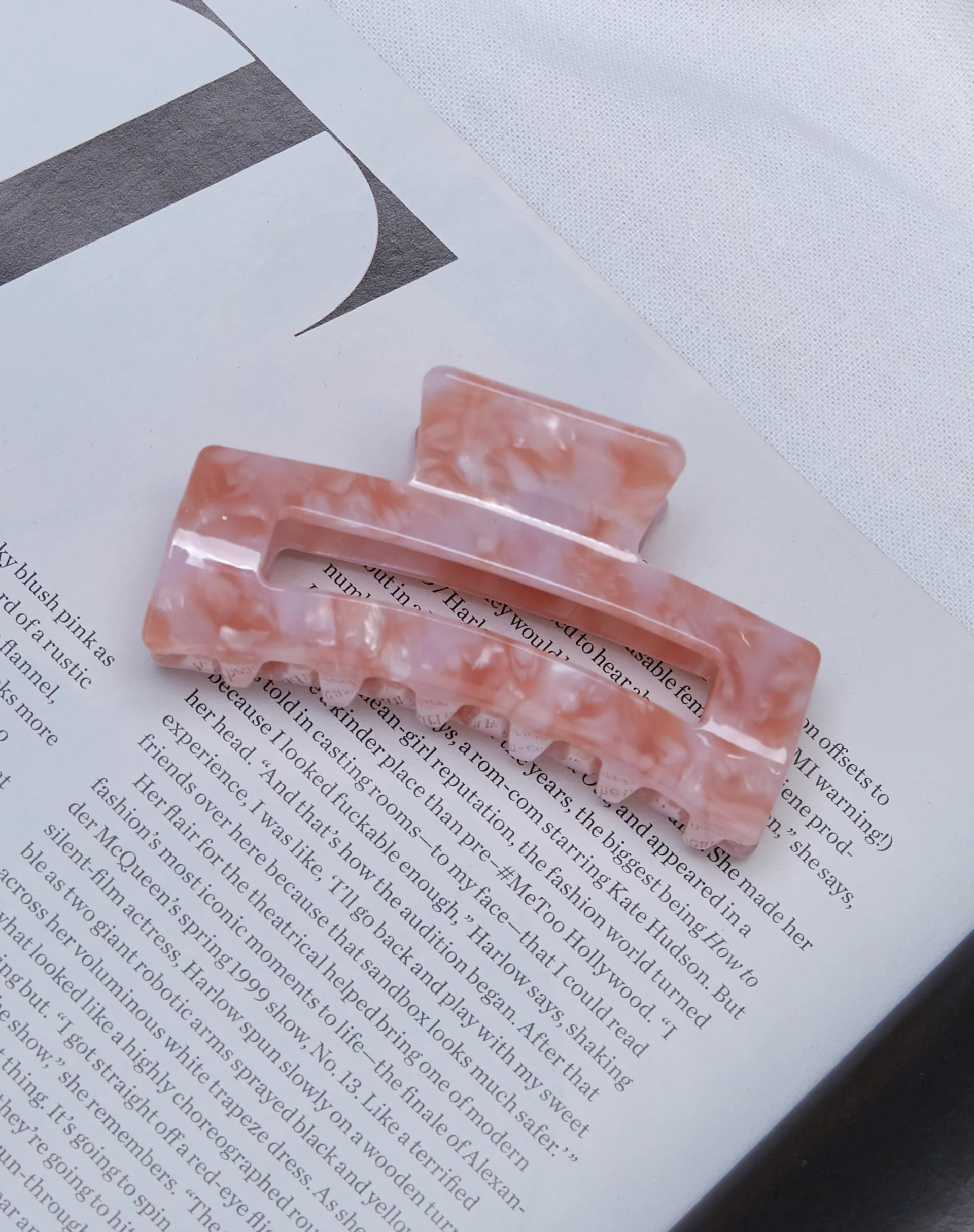 Coria Hair Claw in Pink - Image 2