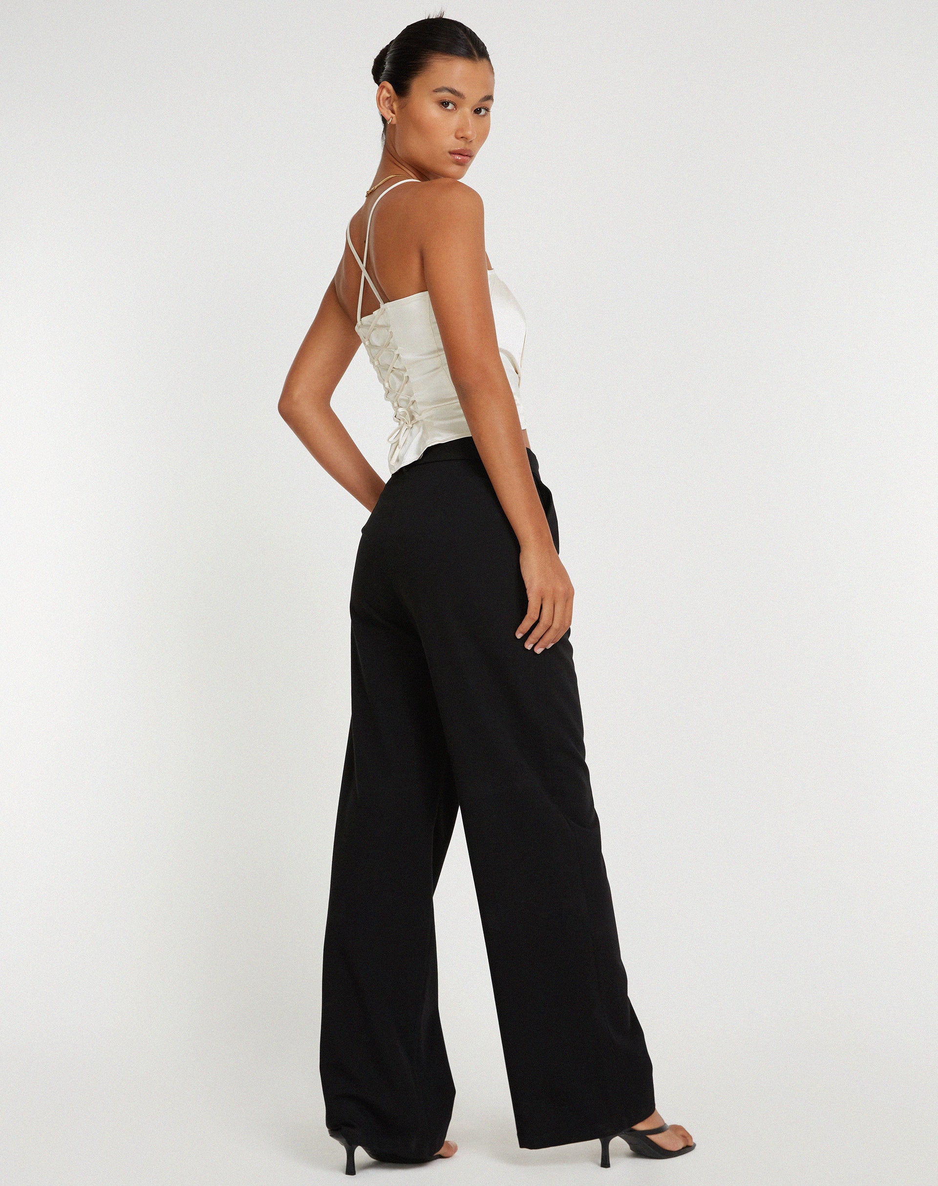 Cosey Top in Satin Ivory - Image 4